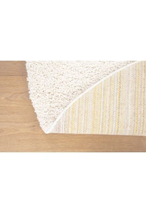 Natura Plain Ivory Shaggy Rug