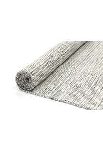 Natura Grey Wool Flatweave Rug