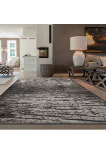 Oakley Brown Modern Rug