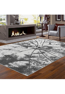 Oakley Modern Grey Abstract Rug