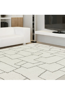 Oda Tan Modern Geometric Rug