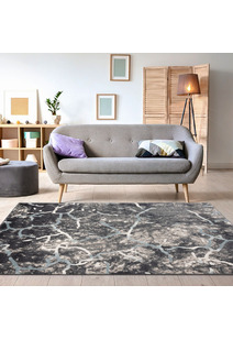 Orel Grey Contemporary Rug