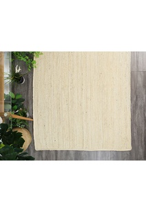 Oscar Bleach Handwoven Jute Rug
