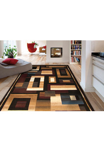 Panama Square Pattern Rug