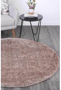 Palace Plain Tan Shaggy Rug