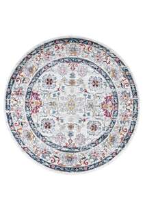 Peri Transitional Floral Border Rug