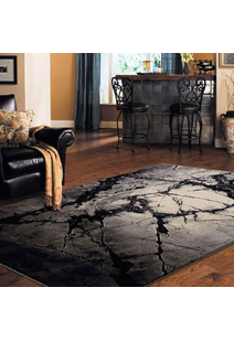 Sade Onyx Marble Pattern Rug