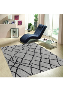 Salem Moroccan Grey Shaggy Rug