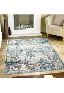 Saul Contemporary Distressed Rug