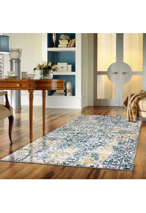 Saul Transitional Floral Trellis Rug