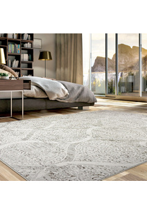 Saul Transitional Floral Trellis Rug