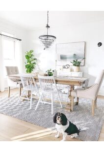 Scandi Ivory Flatweave Wool Rug