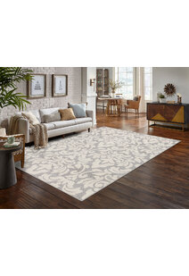 Sandy Contemporary Floral Rug