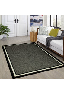 Storm Black Indoor Outdoor Rug
