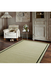 Storm Flatweave Border Rug