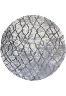 Saffron Grey Moroccan Shaggy Rug