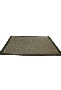 Storm Plain Border Flatweave Rug