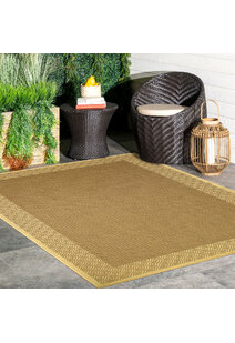 Sama Flatweave Border Rug