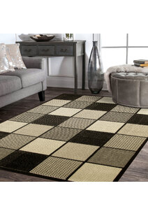 Storm Flatweave Geometric Rug