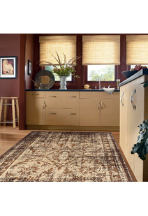 Sonia Brown Overdyed Floral Rug