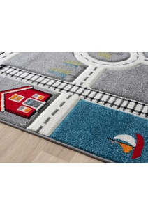 Speedy Kids Town Road Rug