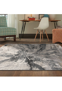 Unique Grey Modern Abstract Rug