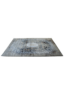 Valentino Black French Floral Rug