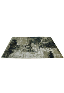 Valentino Black Abstract Rug