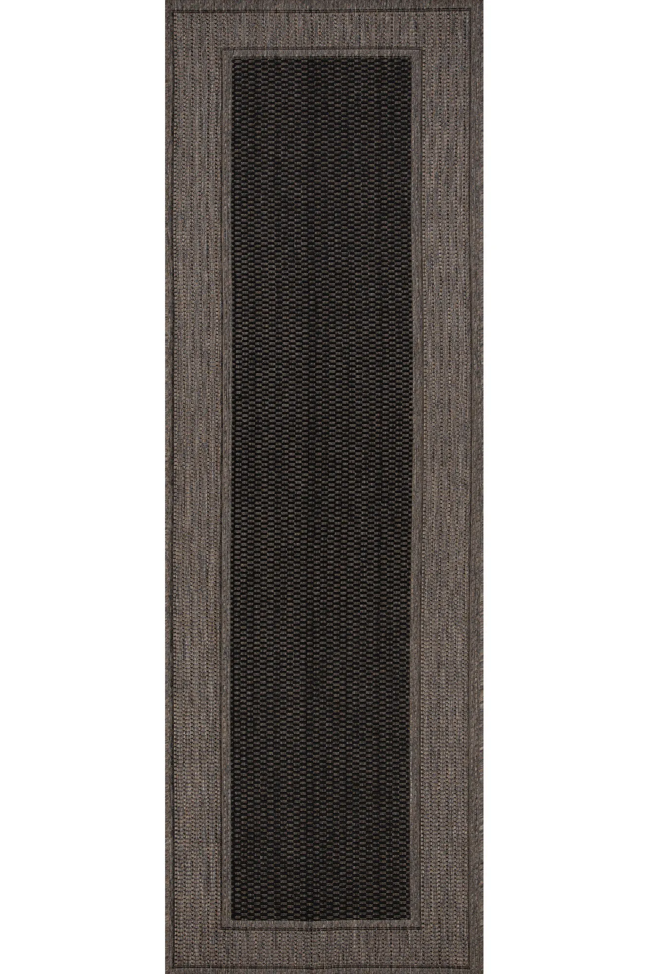 Large View Soleil Beige Border Flatweave Rug