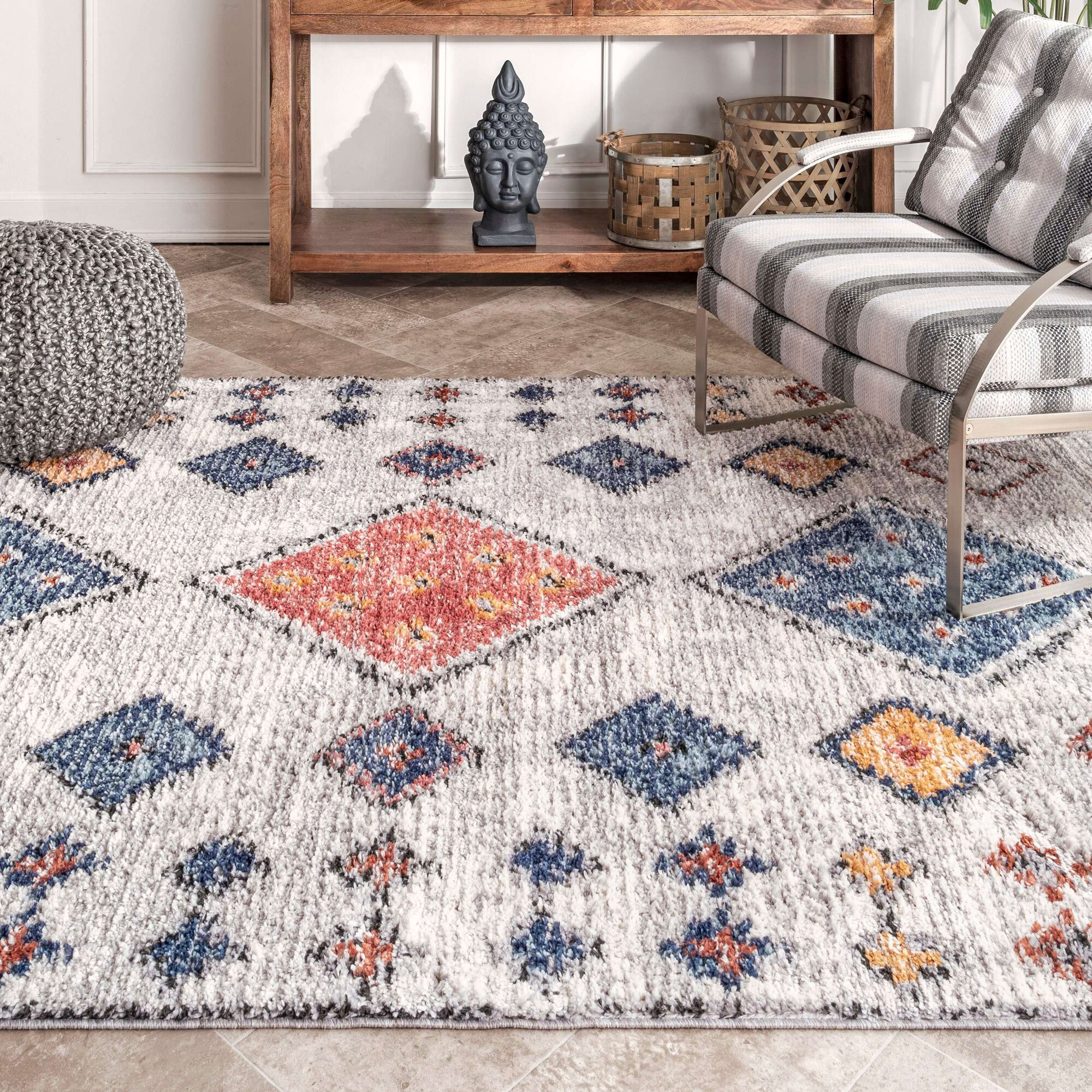 Amara Moroccan Diamond Rug(Size 290 x 200cm)