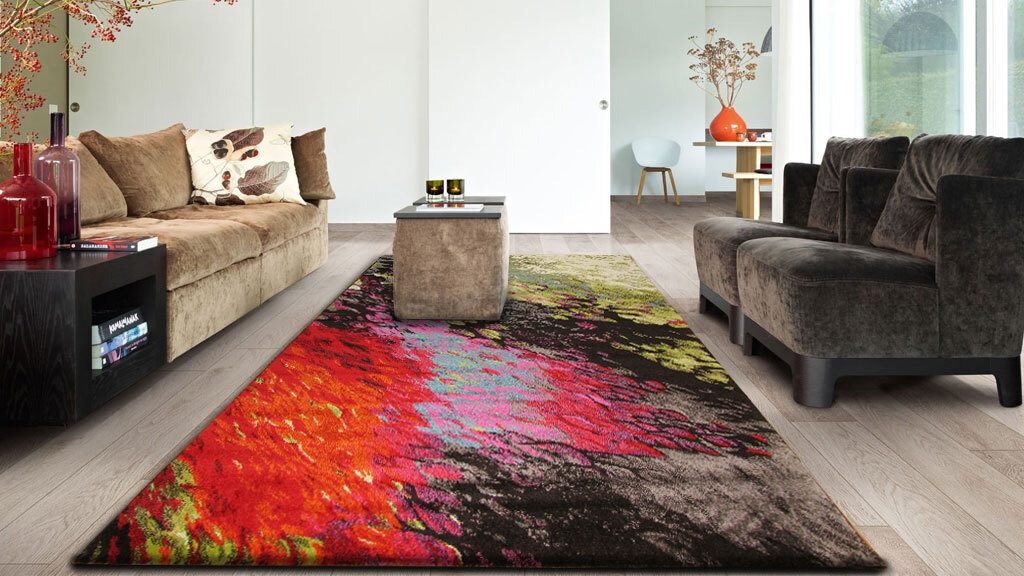 Large View Adobe Modern Abstract Rug