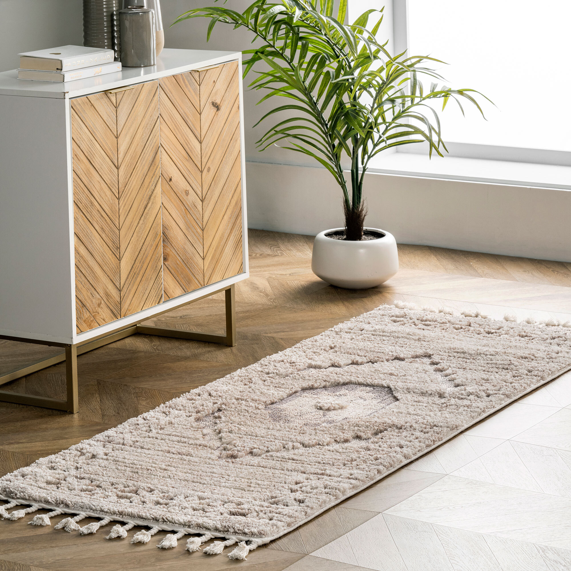 Large View Aroma Moroccan Medallian Rug