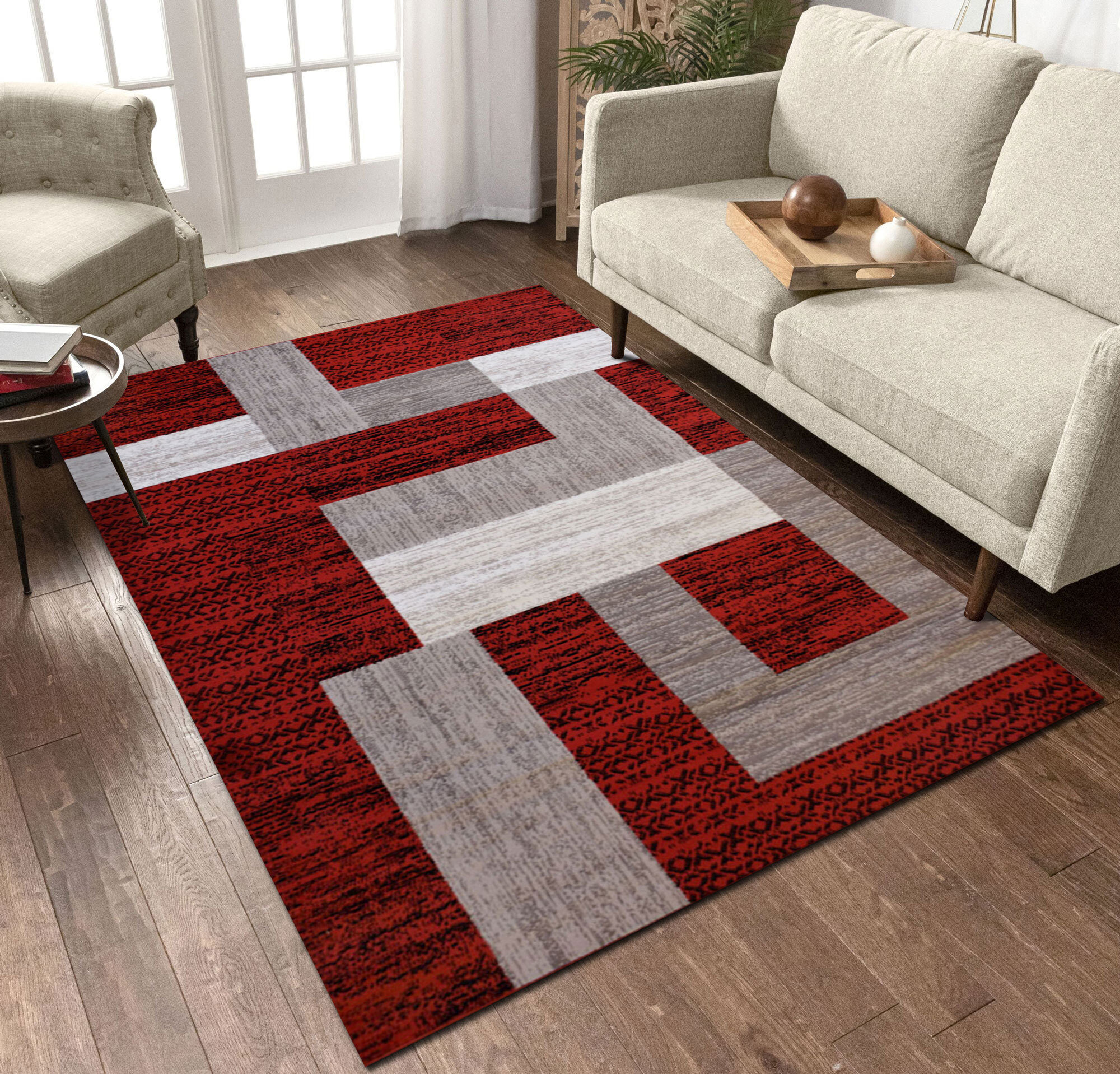 Large View Americo Modern Geometric Rug