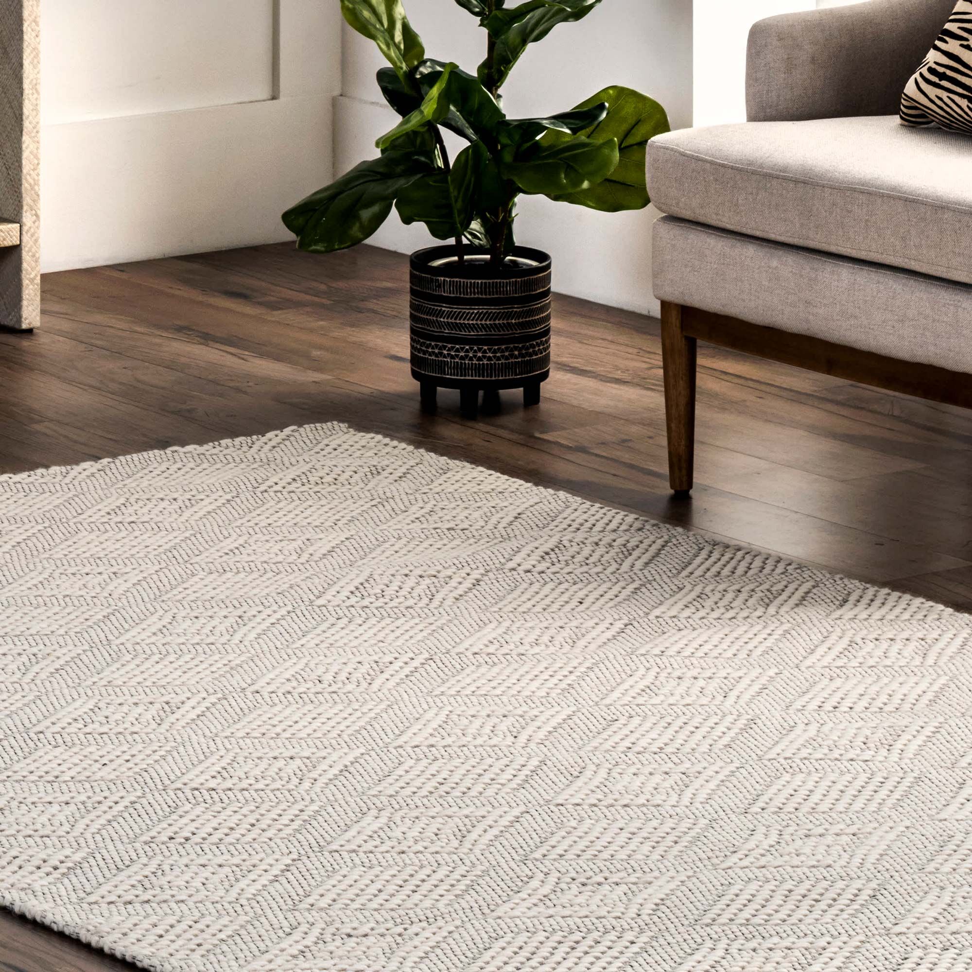 Large View Arlo Hand Loomed Wool Rug