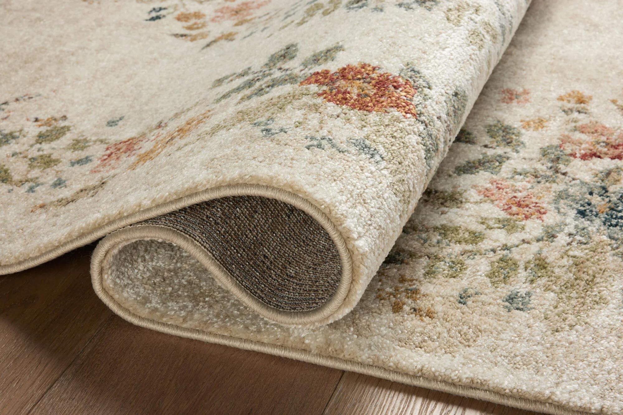 Large View Aubusson Floral Medallion Rug