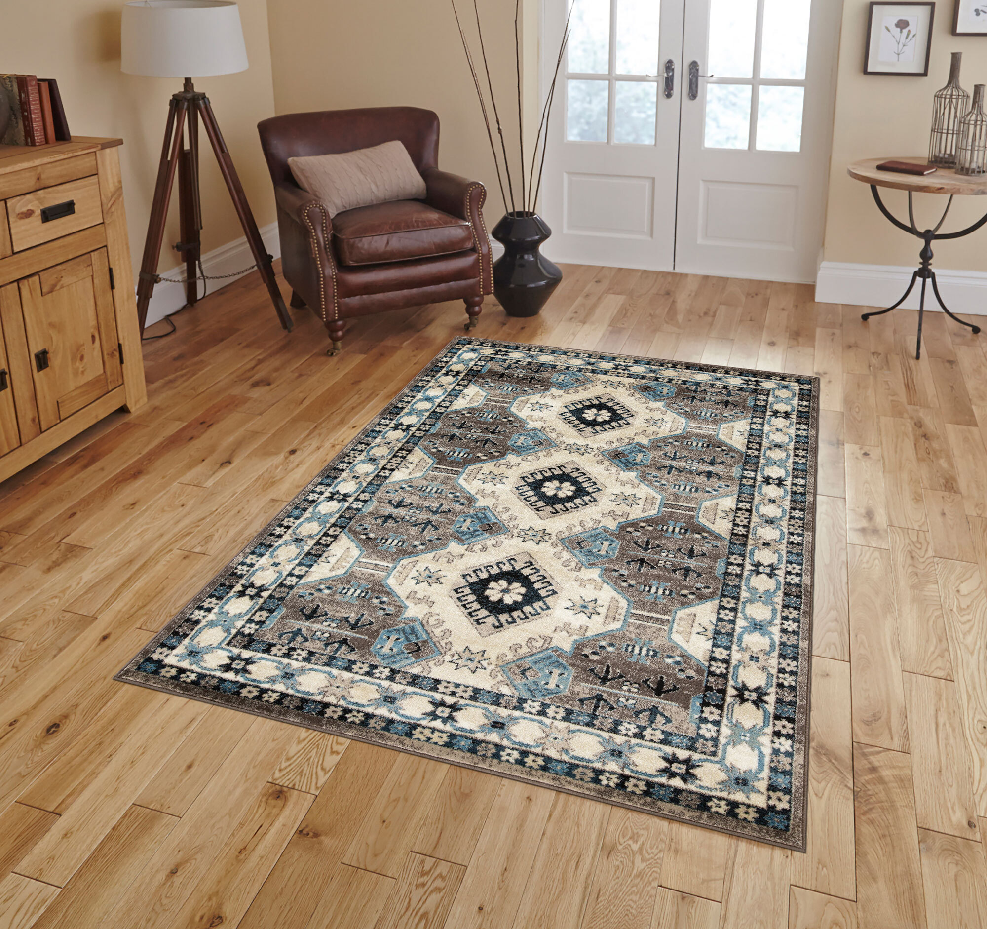 Bliss Traditional Geometric Rug