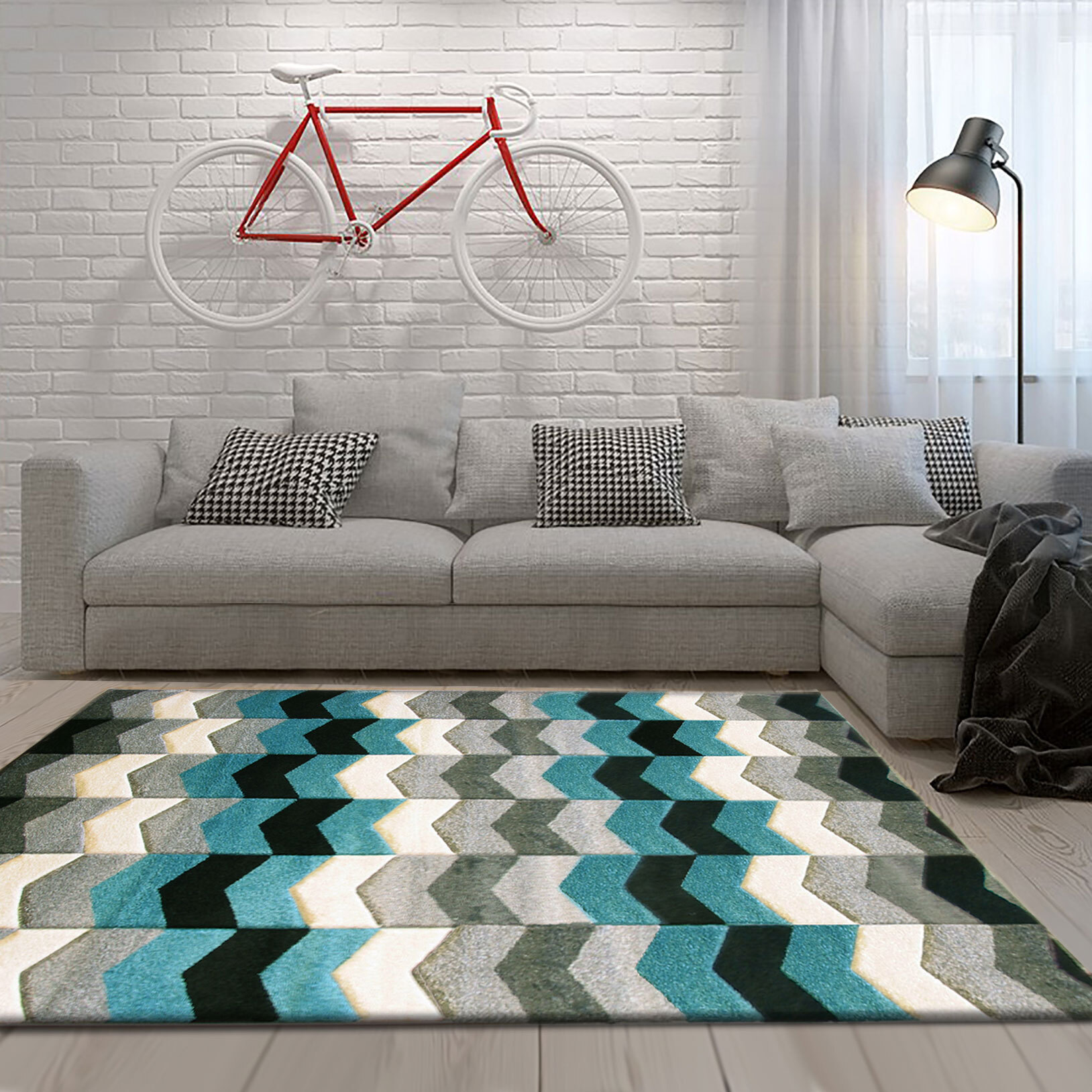 Bonnie Modern Chevron Rug