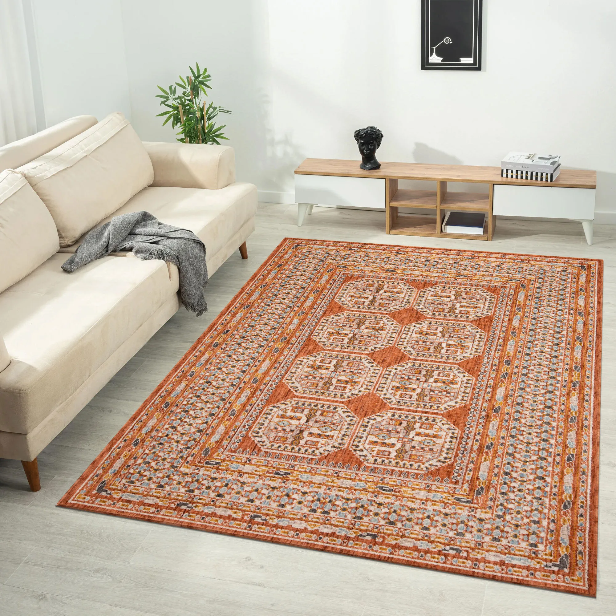 Large View Bokhara Traditional Wool Rug