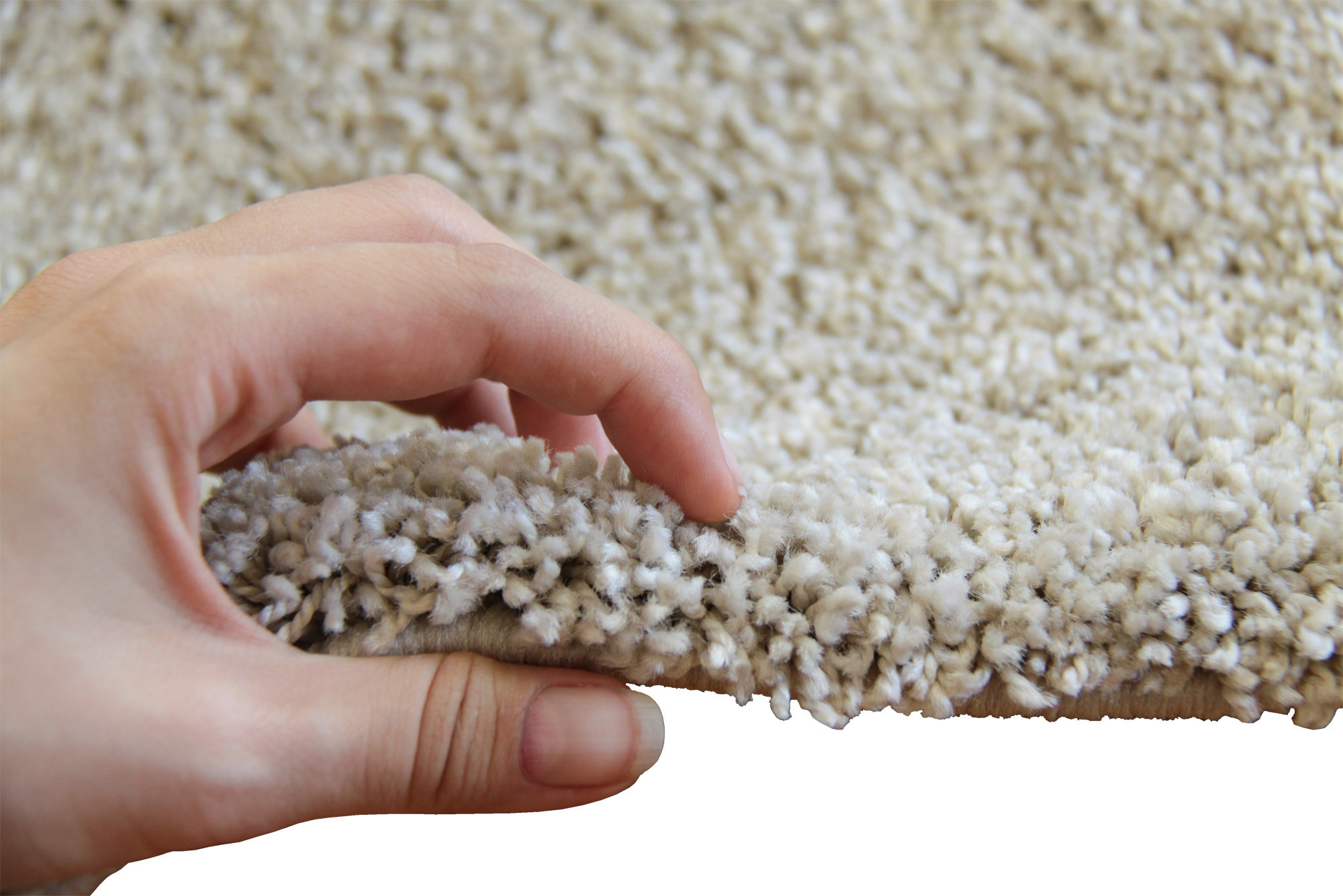 Large View Boston Plain Beige Modern Rug