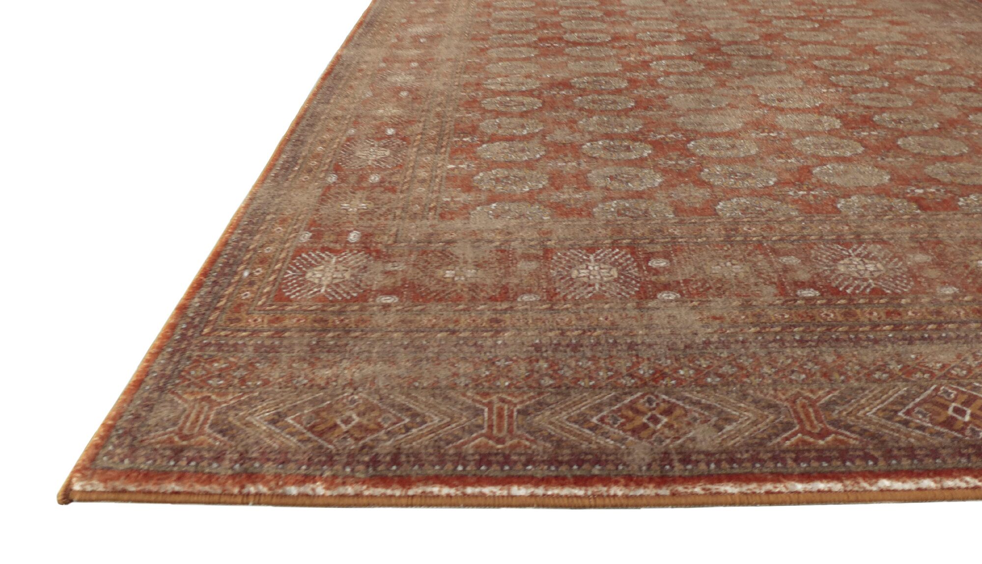 Large View Cato Traditional Geometric Rug