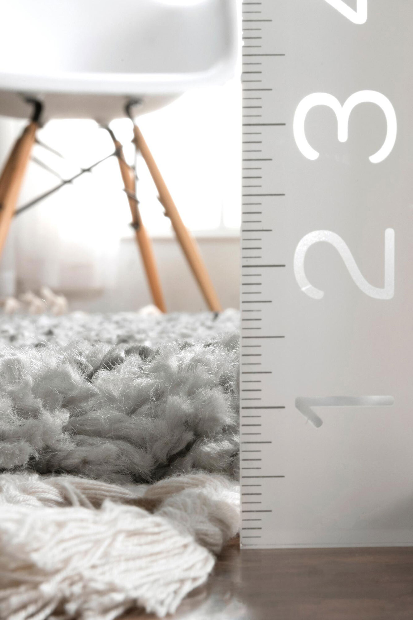 Charles Grey Moroccan Shag Rug