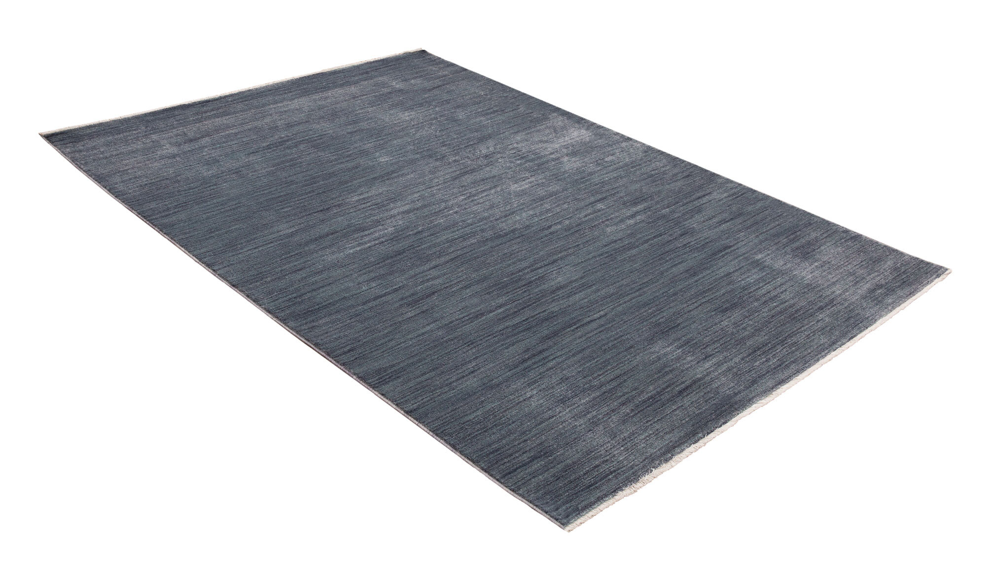 Large View Cora Plain Blue Modern Rug