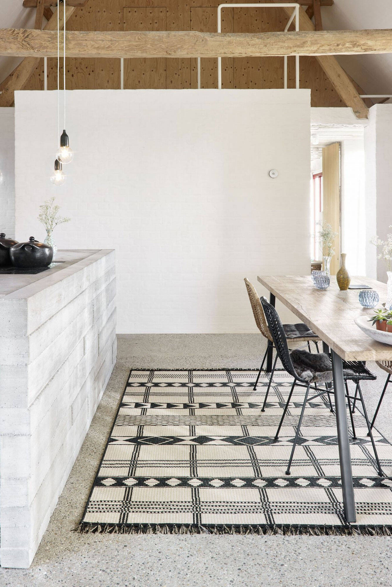 Carlo Flatweave Geometric Rug