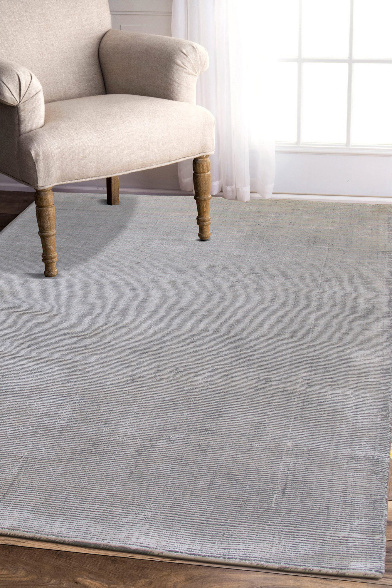Large View Calypso Plain Hand Loomed Rug