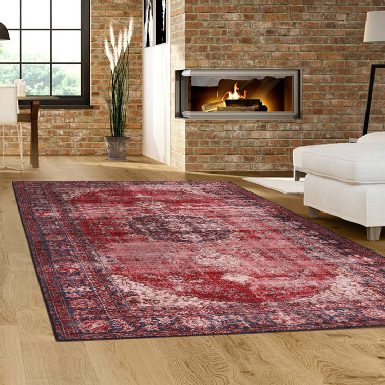 Large View Diva Red Classic Overdyed Rug
