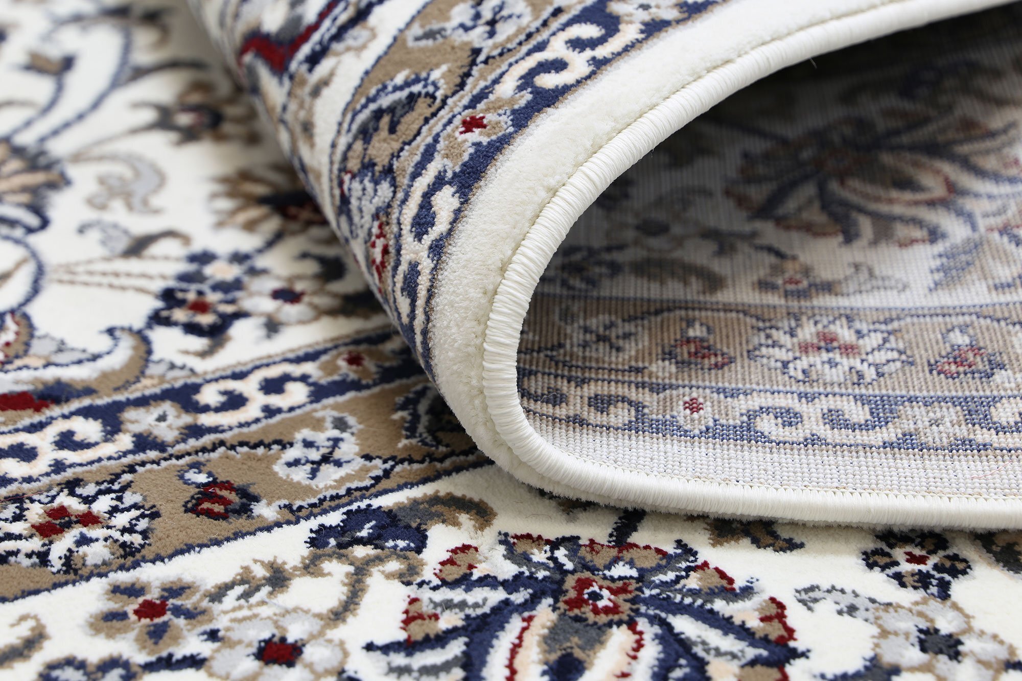 Large View Domenico Floral Border Rug