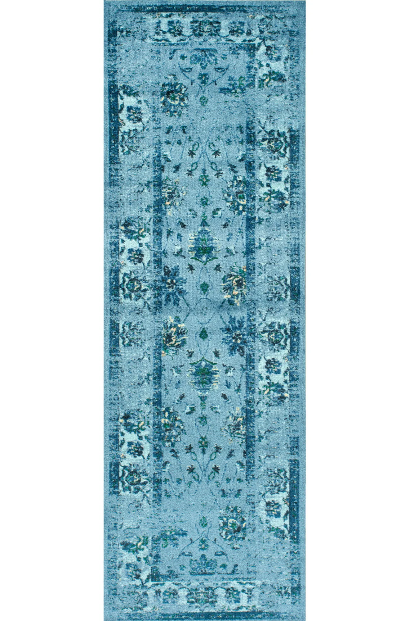 Ellie Overdyed Rubber Backed Rug