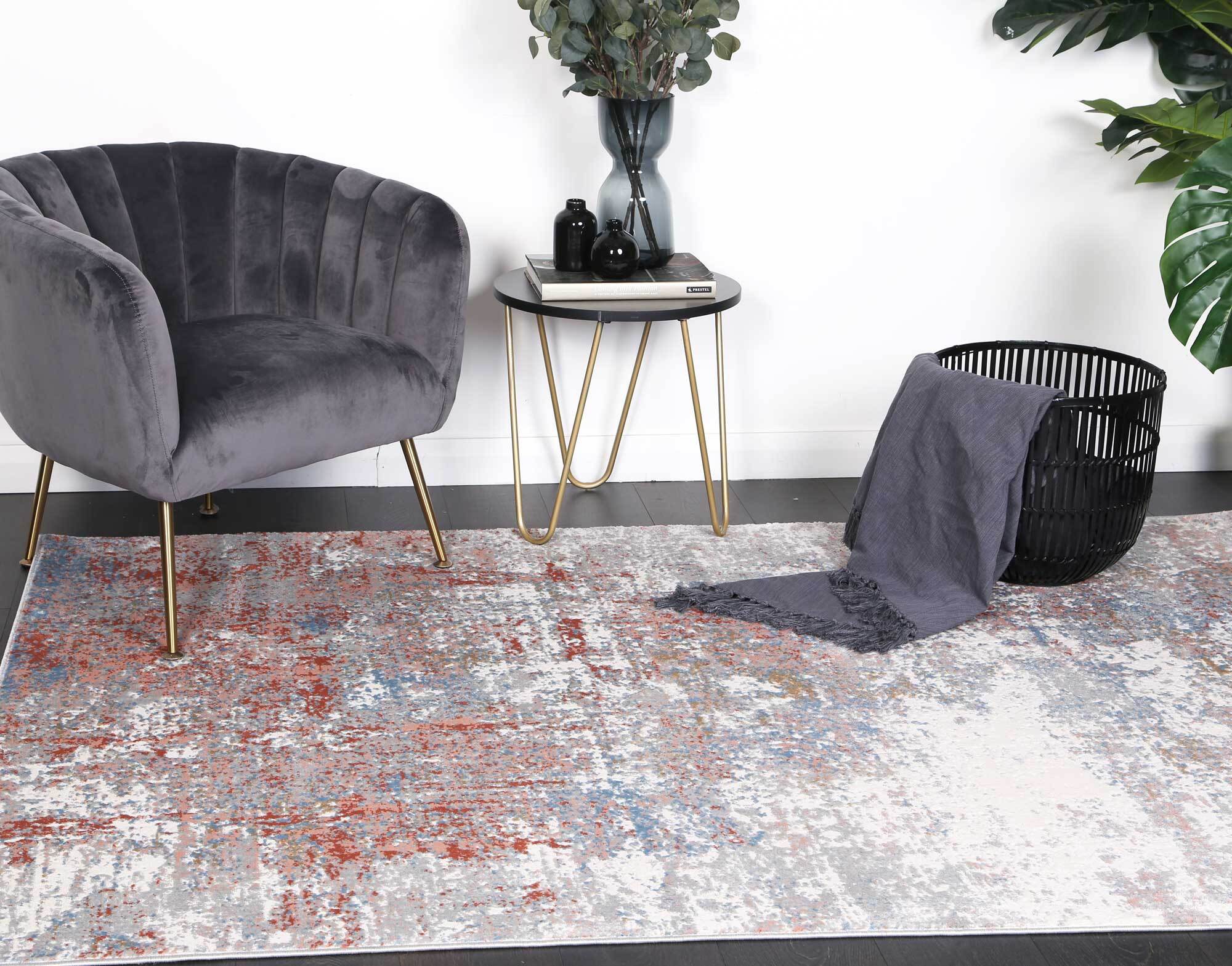 Large View Elvis Contemporary Abstract Rug