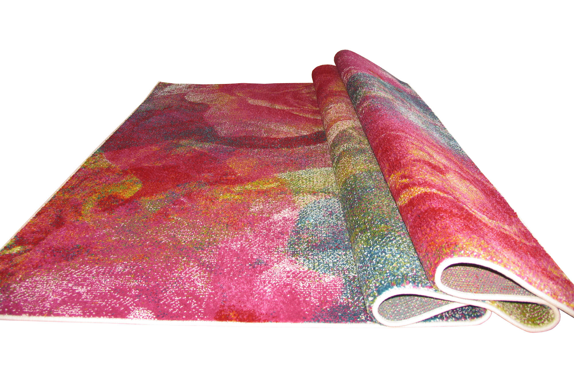 Large View Ellen Modern Rose Flower Rug