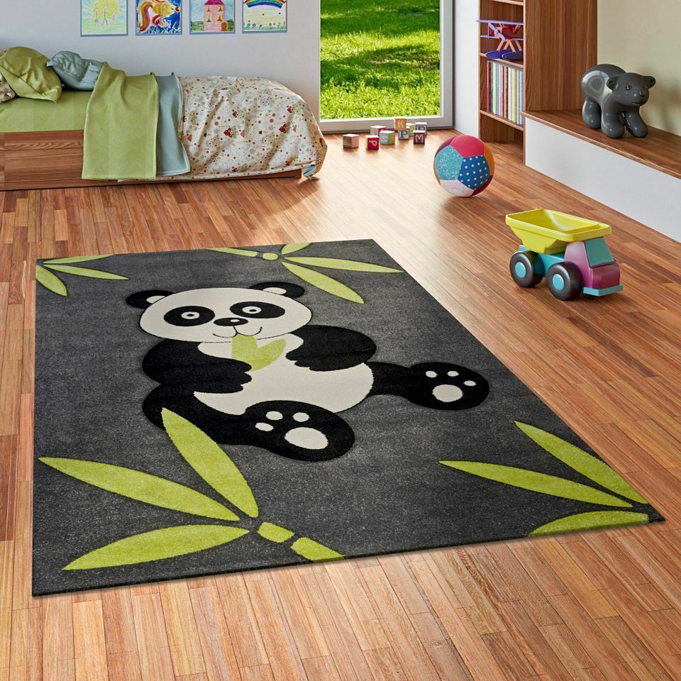 Large View Felix Panda Bear Kids Rug
